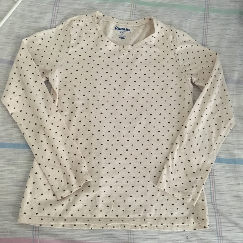 Old Navy polka-dot heart top